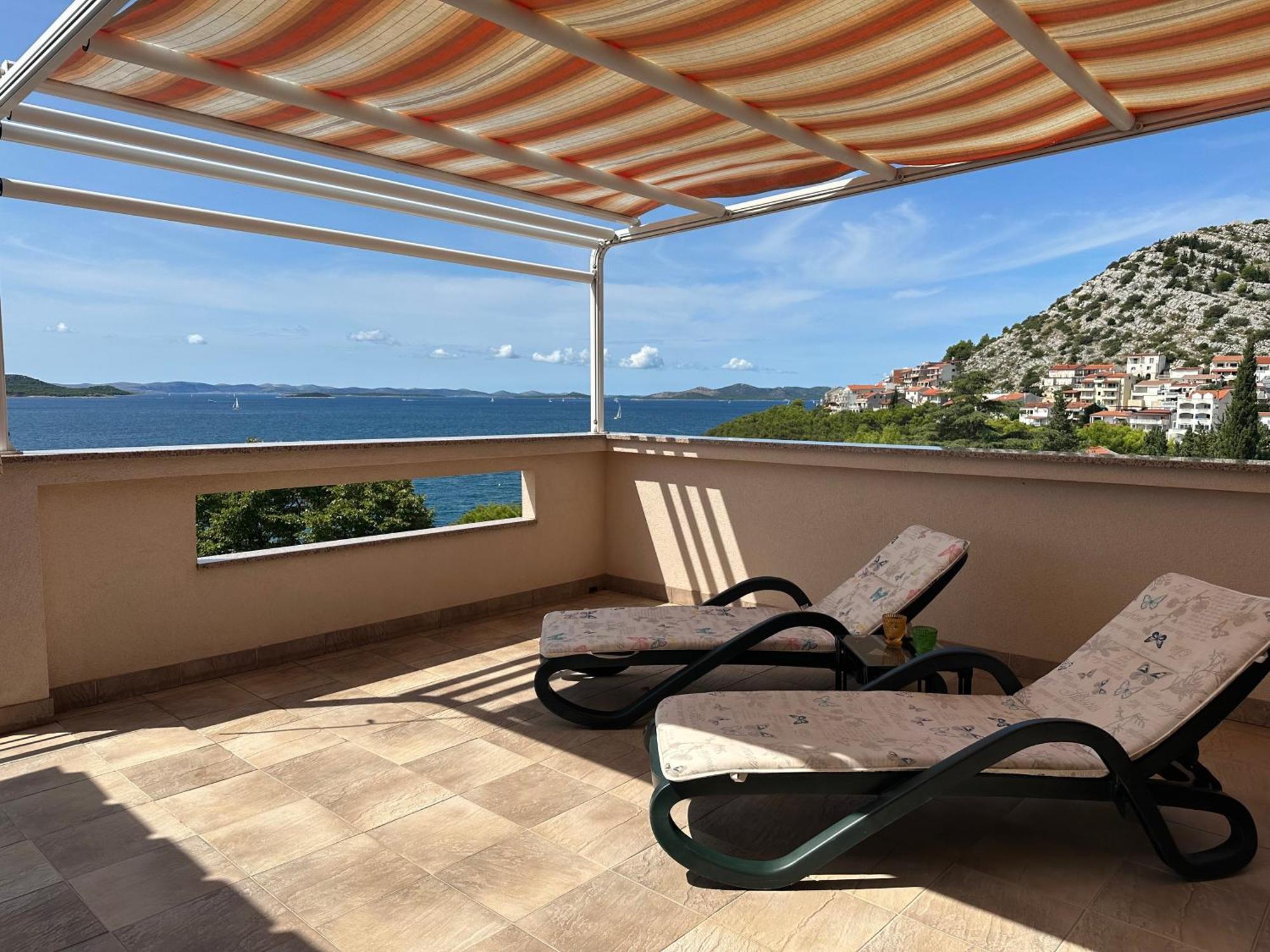 Apartment Mona 1, Fantastischer Meerblick 드라게 외부 사진